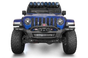 Jeep Gladiator JT Bumper - Rear - Addictive Desert Designs - Phantom Winch - Hammer Black - `18-`24